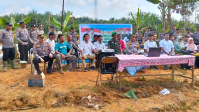 Polsek Bagan Sinembah Gelar Launcing Gugus Tugas Polri Dalam Bentuk Ketahanan Pangan