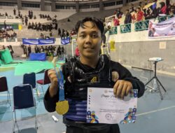 Sekretaris HMI Koms. (p) Lafran Pane Tebing Tinggi, Mhd Ikhsan Dermawan, Raih Emas dan Dinobatkan Sebagai Pesilat Terbaik di Kejurnas Open Riau Competition