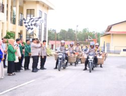 Sambut Bulan Suci Ramadhan 1446 H, Polres Rohil, Gelar Baksos Bersama Aliansi BEM dan OKP serta Mahasiswa
