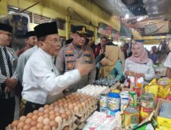 Forkopimda Bersama Kapolres Sidak di Pasar, Antisipasi Kelangkaan Bahan Pokok Selama Ramadhan dan Idul Fitri,