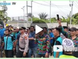 Saling Claim Lapak Kerja. Dua Kubu F SPTI Nyaris Bentrok Berhasil Diredahkan Kapolsek Bagan Sinembah