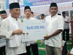 Bupati Rohil Hadiri Peringatan Nuzulul Quran 1446 H di Kecamatan Rimba Melintang
