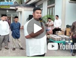 Wabub Rohil Bukber Bersama Masyakat Dikediaman H Ali Rahmat Harahap SE