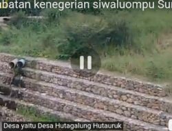 Jembatan kenegerian siwwloumpu aek halupan rusak parah