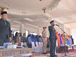 Wabup Jhony Charles jadi Irup Saat Upacara, Peringati Hari Otonomi Daerah ke-29 di Rohil