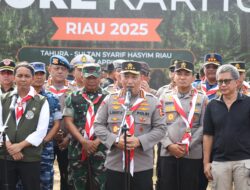 Pimpin Pembukaan Jambore Karhutla Riau 2025, Kapolri: Pemuda Ujung Tombak Penjaga Kelestarian Lingkungan