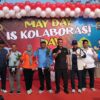 Wabup Rohil Hadiri Peringatan May Day 2025 di Polres Rohil, Saat Peringati May Day