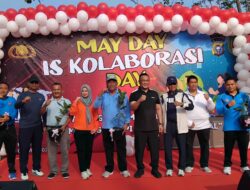 Wabup Rohil Hadiri Peringatan May Day 2025 di Polres Rohil, Saat Peringati May Day