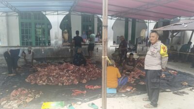 Pelaksanaan Qurban di Desa Pasir Indah Berjalan Lancar dan Tertib