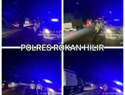 Kapolda Riau Instruksikan, Tim RAGA Polres Rohil bersama Polsek Jajaran Rutin Patroli Malam
