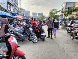 Polsek Bagan Sinembah Laksanakan Giat Strong Point Pagi, di Jalan Sudirman Bagan Batu