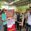Sambut HUT Bhayangkara KE-79, Polres Rohil Giat Program Jalur Penbagian Sembako Dan Bakti Kesehatan di Pesisir Pantai
