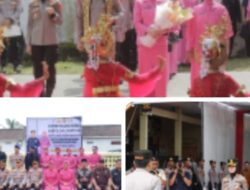 Kapolres Pesisir Barat Sambut Kunjungan Kerja Kapolda Lampung di Polres Pesisir Barat