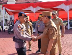 Bupati Rohil Bistamam dan Wabup Rohil Hadiri Apel Gelar Pasukan Operasi Patuh Lancang Kuning 2025, Imbau Warga Tidak Langgar Aturan Lalulintas