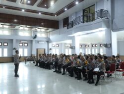 Polres Rohil Beri Lat Pra ke Personel, Gelar Operasi Patuh LK 2025