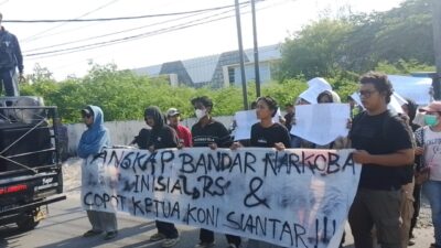 APSU Gelar Aksi Unjuk Rasa Desak BNN Tindaklanjuti Kasus Penangkapan “RS” Terduga Bandar Narkoba