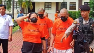 Tujuh Orang Begundal Pemalsu Sertifikat Tanah di Tanjungpinang, Diboyong ke Polda Kepri 