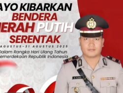 Kapolsek Bagan Sinembah Himbau Masyarakat Agar Memasang Bendera Merah Putih Jelang 17 Agustus 2025