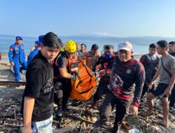 Pencarian Hari  Ke 3 Membuakan Hasil, Korbam Tenggelam Berhasil Di Evakuasi  Tim Gabungan Polres Pesisir Barat