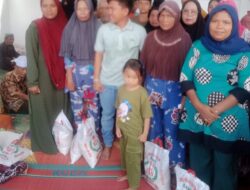 Bung Kiki Pasaribu Ketua DPC satgas Grib Jaya Labura Santuni Anak Yatim Dan Kaum Duafa .