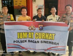 Polsek Bagan Sinembah Gelar Jumat Curhat di Kantor Telkom Bagan Batu