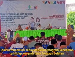 Zainul Munasikin, Anggota DPR-RI dari Komisi IX Kunjungi Desa Toapaya Selatan Gelar Edukasi Kesehatan