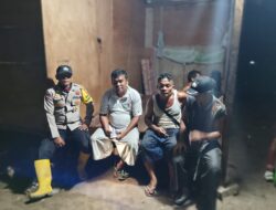 Giat Patroli Malam dan Sosialisasi, PAM Swakarsa di Wilkum Polsek Rantau Kopar Diaktifkan