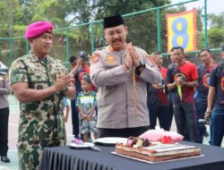 Polres Langkat Berikan Kejutan pada Peringatan HUT ke-80 Korps Marinir