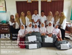 Sumbangan Siswa Siswi Dan Guru Sekolah SDN 75 Krui Untuk Membantu Bencana Musibah Longsor Di Aceh Sumatra Utara