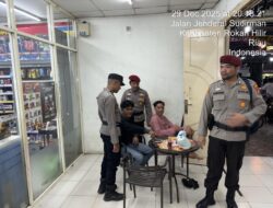 Polsek Bagan Sinembah Gelar KRYD di Tempat Keramaian, Situasi Aman dan Terkendali