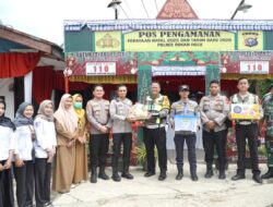 Kapolres Rokan Hulu Tinjau Pos PAM Simpang TB Tandun, Pastikan Kesiapsiagaan Ops Lilin 2025