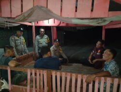 POLSEK BAGAN SINEMBAH CEK POS SISKAMLING, PARTISIPASI WARGA DINILAI SANGAT BAIK