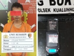 Polsek Kualuh Hulu Ungkap Kasus Penyalahgunaan Narkotika jenis sabu