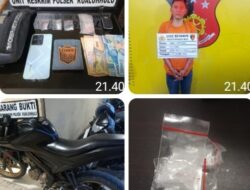 Ungkap Kasus Penyalahgunaan Narkotika Seorang Pria Di ciduk Polisi