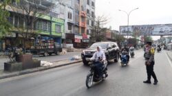 Polsek Bagan Sinembah Laksanakan Strong Point Pagi, Arus Lalu Lintas Lancar dan Kondusif