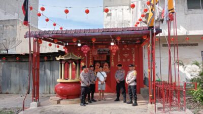 Polsek Bagan Sinembah Laksanakan Patroli Vihara dan Klenteng Saat Perayaan Imlek 2577