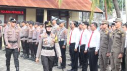 Apel Siaga Polres Pesisir Barat, Upaya Ciptakan Situasi Kamtibmas Aman di Bulan Ramadhan