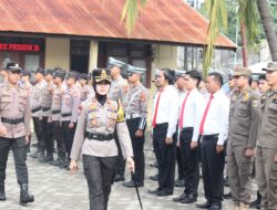 Apel Siaga Polres Pesisir Barat, Upaya Ciptakan Situasi Kamtibmas Aman di Bulan Ramadhan