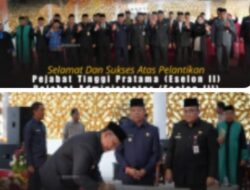 Bupati Rohul Anton ST MM Resmi lantik pejabat Eselon Ii dan III pokus pada peningkatan pelayanan masyarakat,,