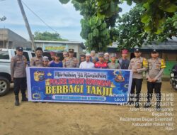 Polsek Bagan Sinembah Berbagi Takjil kepada Masyarakat di Bulan Suci Ramadhan 1447 H