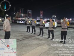 Polsek Bagan Sinembah Gelar KRYD di Bulan Suci Ramadhan, Pastikan Situasi Kamtibmas Tetap Aman