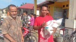 Gelar Kontribusi Bantuan Beras, Warga: Terimakasih PT Taruli Jaya Perkasa