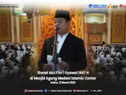 Pemerintah Daerah Kabupaten Rokan Hulu menyelenggarakan Shalat Hari Raya Idul Fitri 1447 H / 2026 M