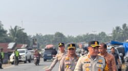 Kapolres Rohil Bersama PJU Pantau Arus Balik Lebaran, Pastikan Lalin Aman dan Lancar