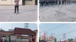 Kapolsek Bagan Sinembah Pimpin Apel Kesiapsiagaan Pengamanan Malam Takbiran Idul Fitri 1447 H