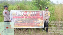 Polsek Rambah Perkuat Patroli Karhutla hingga Edukasi Warga