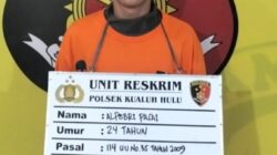 Polsek Kualuh Hulu Ringkus Pemuda Pemilik Sabu di Aek Kanopan, Dua Rekan Pelaku Buron