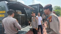 KAPOLRES ROKAN HILIR CEK KESIAPAN PERALATAN DALMAS DAN RANMOR HADAPI SITUASI NASIONAL