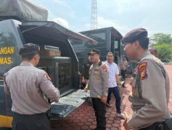 KAPOLRES ROKAN HILIR CEK KESIAPAN PERALATAN DALMAS DAN RANMOR HADAPI SITUASI NASIONAL