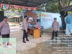 Polsek Bagan Sinembah Laksanakan Patroli di Tempat Keramaian, Situasi Aman dan Kondusif